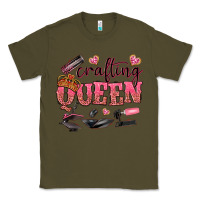 Army Green crafting queen Classic Tee - NancyCooperArtShop