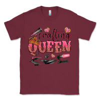 Burgundy crafting queen Classic Tee - NancyCooperArtShop