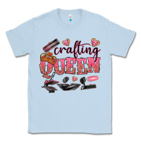Dusty Blue crafting queen Classic Tee - NancyCooperArtShop