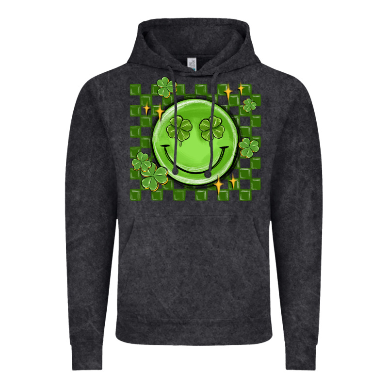 Checkered St. Patrick's Day Vintage Hoodie by MaliasSmallBusiness | Teevron