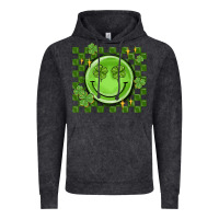 Vintage Black checkered st. patrick's day Vintage Hoodie - MaliasSmallBusiness