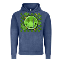 Vintage Denim checkered st. patrick's day Vintage Hoodie - MaliasSmallBusiness