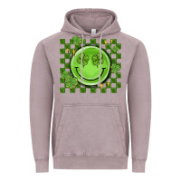 Vintage Zinc checkered st. patrick's day Vintage Hoodie - MaliasSmallBusiness