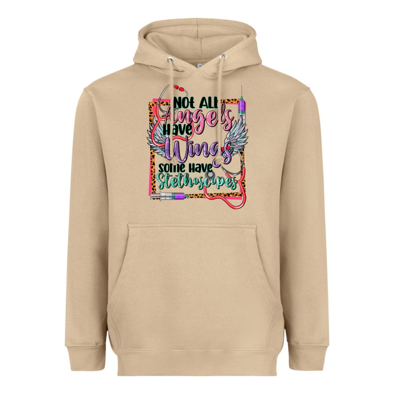 Not All Angels Have Wings Heavyweight Hoodie by CowGirlArtShop | Teevron