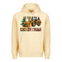 Pina Colada i dig christmas bulldozer Premium Hoodie - CowGirlArtShop