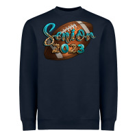 Navy american football senior 2023 Heavyweight Sweatshirt - BundleAndBundleShop