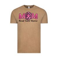 Vintage Coffee Breast Cancer warrior mom Vintage Tee - NancyCooperArtShop