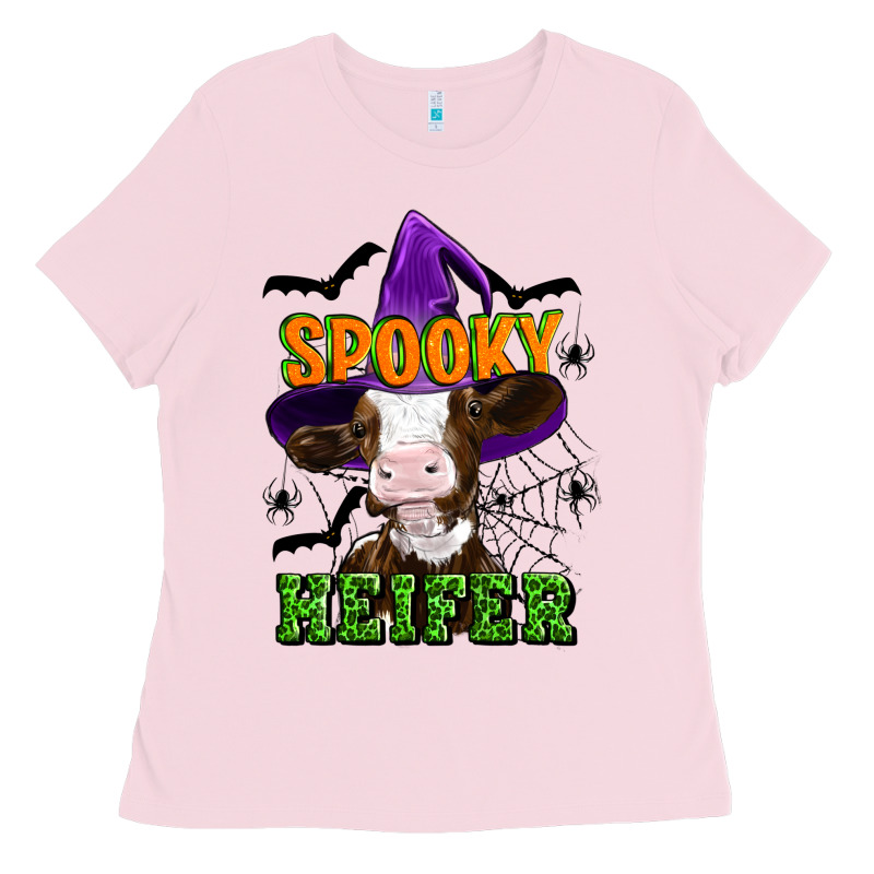 Spooky Heifer Halloween Ladies Tee by Artiststas | Teevron