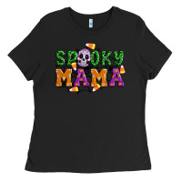 Black Spooky mama Ladies Tee - Artiststas