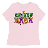 Bubblegum Pink Spooky mama Ladies Tee - Artiststas