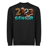 Black American Football Senior 2023 Heavyweight Sweatshirt - BundleAndBundleShop