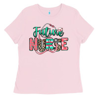 Bubblegum Pink future nurse Ladies Tee - RanaPortraitStore