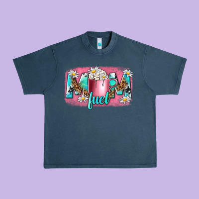 Mom Fuel Urban Heavy Tee Designed By Nancycooperartshop