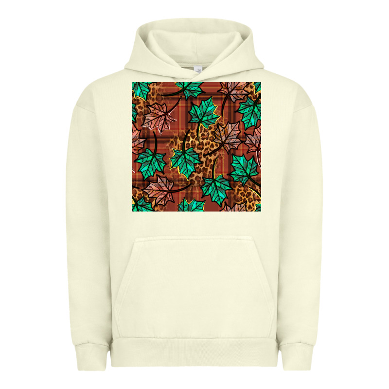 Fall Leaves Seamless Pattern Urban Hoodie by BundleAndBundleShop | Teevron