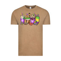 Vintage Coffee mardi gras coffee cups Vintage Tee - MaliasSmallBusiness
