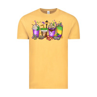 Vintage Mustard mardi gras coffee cups Vintage Tee - MaliasSmallBusiness