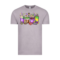Vintage Zinc mardi gras coffee cups Vintage Tee - MaliasSmallBusiness