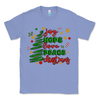 Colony Blue joy hope love peace christmas Classic Tee - MaliasSmallBusiness