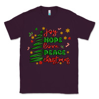 Plum joy hope love peace christmas Classic Tee - MaliasSmallBusiness