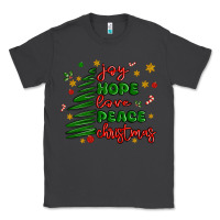 Joy Hope Love Peace Christmas Classic Tee | Teevron