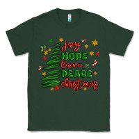 Sports Green joy hope love peace christmas Classic Tee - MaliasSmallBusiness