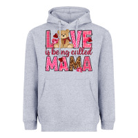 Love Is Being Called Mama Valentine's Day Heavyweight Hoodie | Teevron