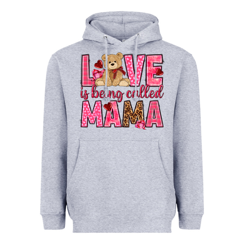 Love Is Being Called Mama Valentine's Day Heavyweight Hoodie by HowdyJamesFarm | Teevron