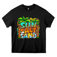 Black sun salt sand summer Heavy Core Tee - Jasminsmagicworld