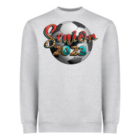 Heather Grey soccer senior 2023 Heavyweight Sweatshirt - BundleAndBundleShop