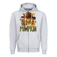 Heather Grey Howdy Pumpkin Zipper Hoodie - texasbilliewilder