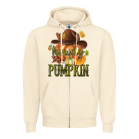 Sandshell Howdy Pumpkin Zipper Hoodie - texasbilliewilder