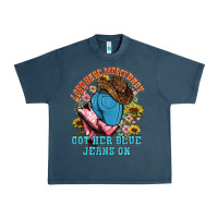 Midnight Navy lord have mercy baby got her blue jeans on Urban Heavy Tee - NancyCooperArtShop