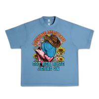 Pebble Blue lord have mercy baby got her blue jeans on Urban Heavy Tee - NancyCooperArtShop