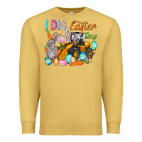 Antique Gold I dig Easter Day Premium Sweatshirt - HowdyJamesFarm