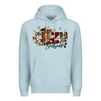 Blue Mist cozy season Premium Hoodie - CowGirlArtShop