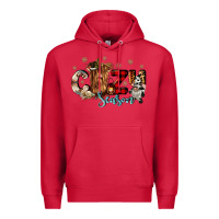 Cardinal cozy season Premium Hoodie - CowGirlArtShop