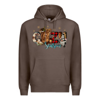 Coffee cozy season Premium Hoodie - CowGirlArtShop