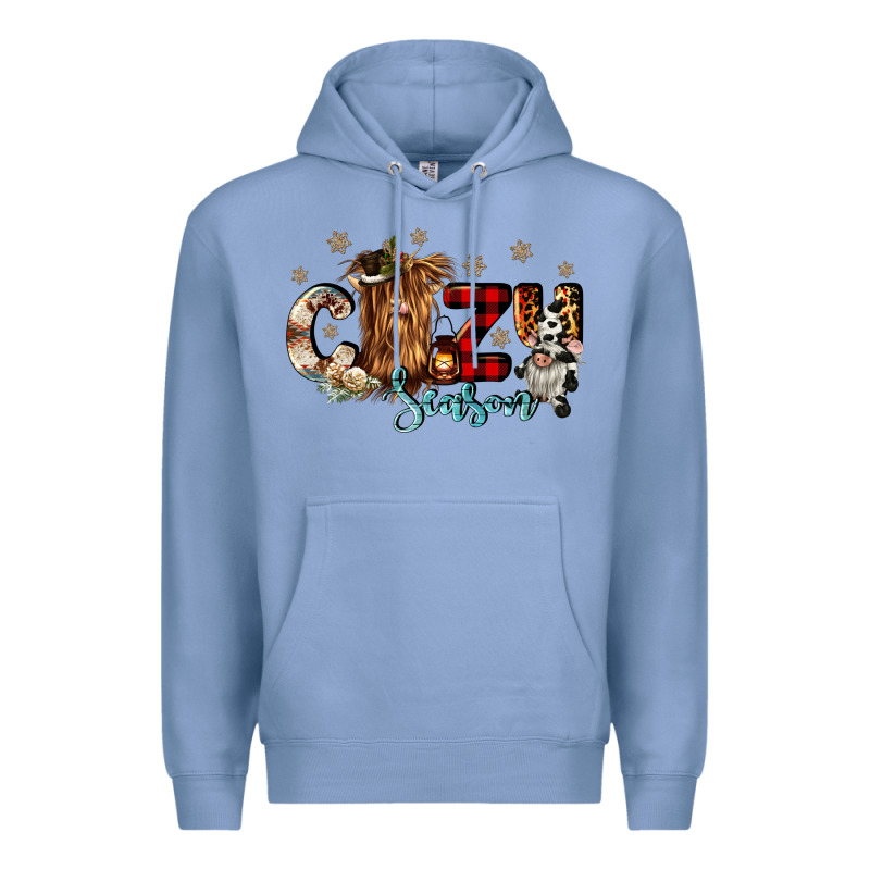 Cozy Season Premium Hoodie by CowGirlArtShop | Teevron