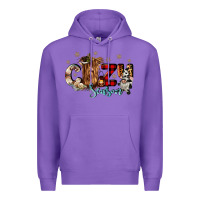 Purple cozy season Premium Hoodie - CowGirlArtShop