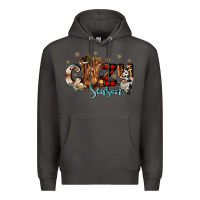 Smoke cozy season Premium Hoodie - CowGirlArtShop