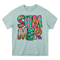 Arona summer leopard tie dye Heavy Core Tee - Jasminsmagicworld