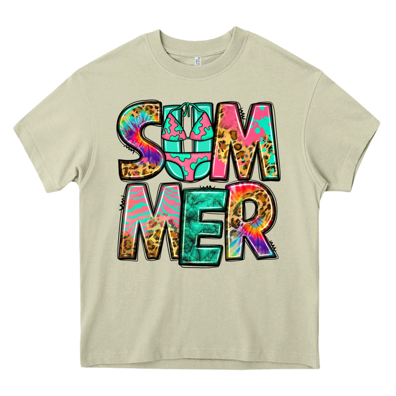 Summer Leopard Tie Dye Heavy Core Tee by Jasminsmagicworld | Teevron