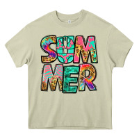 Mossy summer leopard tie dye Heavy Core Tee - Jasminsmagicworld
