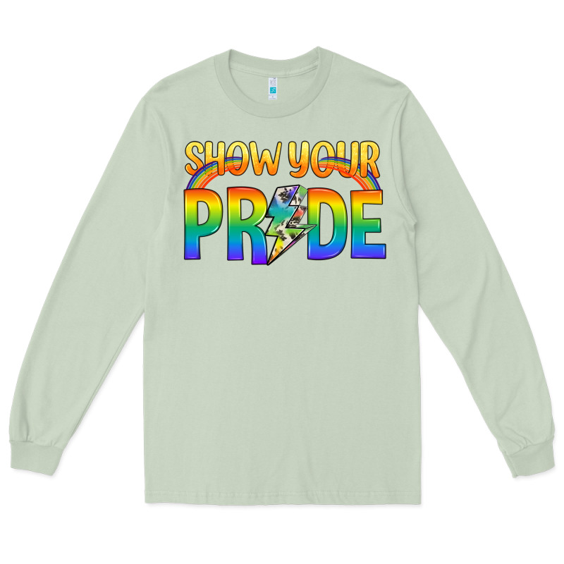 Lgbtq Show Your Pride With Rainbow Long Sleeve Tee by BundleAndBundleShop | Teevron