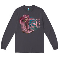 Smoke Walk By Faith Not By Sight Long Sleeve Tee - JahusDesignShop