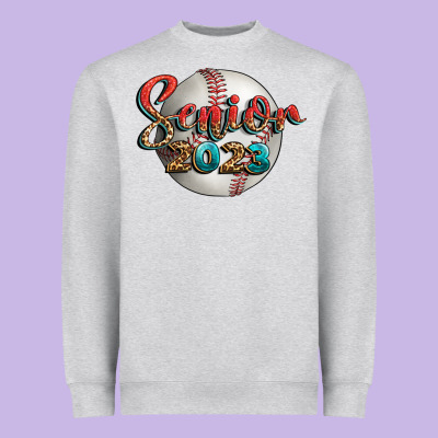 Baseball Senior 2023 Heavyweight Sweatshirt Designed By Bundleandbundleshop