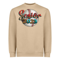 Mushroom baseball senior 2023 Heavyweight Sweatshirt - BundleAndBundleShop