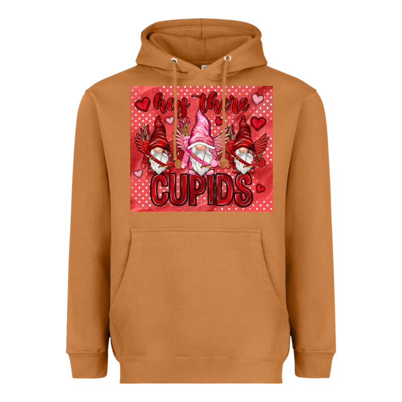 Hey There Cupids With Gnomies Tumbler Heavyweight Hoodie by HowdyJamesFarm | Teevron