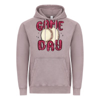 Vintage Zinc game day baseball Vintage Hoodie - MaliasSmallBusiness