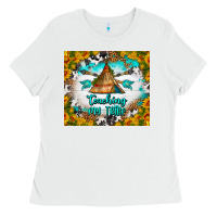 White teaching my tribe tumbler Ladies Tee - BundleAndBundleShop